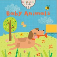 Crinkle Cloth Baby Animals布書 